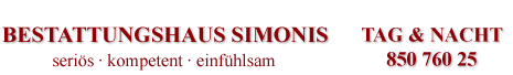 Bestattungshaus Simonis